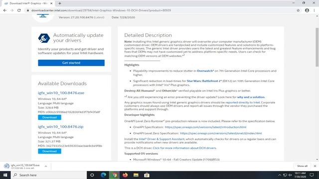 How to Manually Install Intel Graphics Windows 10 DCH Drivers смотреть онлайн