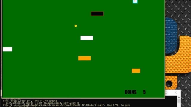 Crossy road like game with python and turtle, Part 4 (Last part) смотреть онлайн