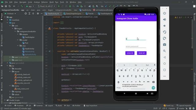 Insta Clone Kotlin Test смотреть онлайн