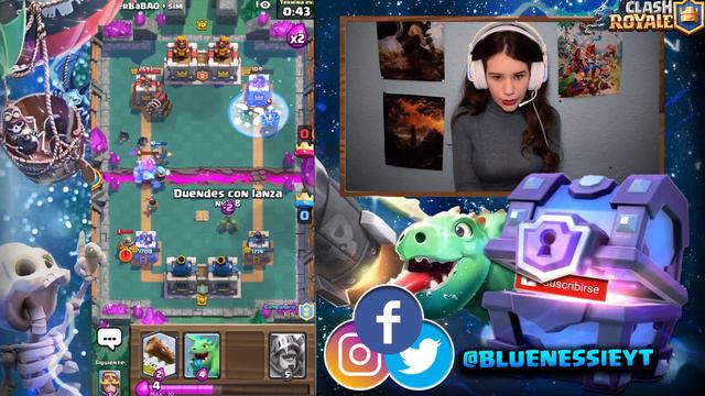¡ LA BARAJA FELIZ! | Clash Royale | Blue Nessie смотреть онлайн