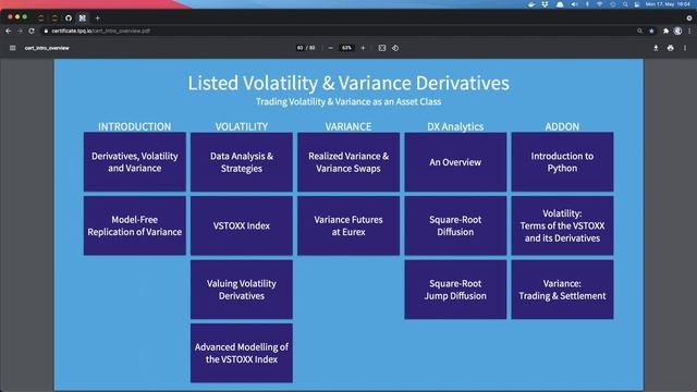 Algorithmic Trading & Computational Finance | Certificate Programs смотреть онлайн