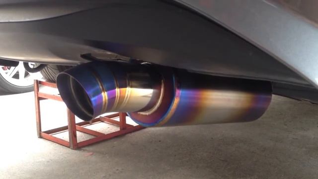 Honda Civic FB_Titanium J's FX Pro Muffler with Titanium Pi смотреть онлайн