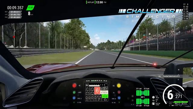 Assetto Corsa Competizione - Monza Hotlap 1:49.395 - Ferrari 488 GT3 with Setup смотреть онлайн