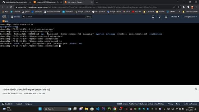 AWS Web Hosting: Deploying a Notes App with Nginx and Docker using EC2 Instance. смотреть онлайн