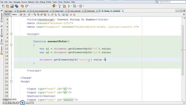 JavaScript - How To Convert String To Int In JS [ with source code ] смотреть онлайн