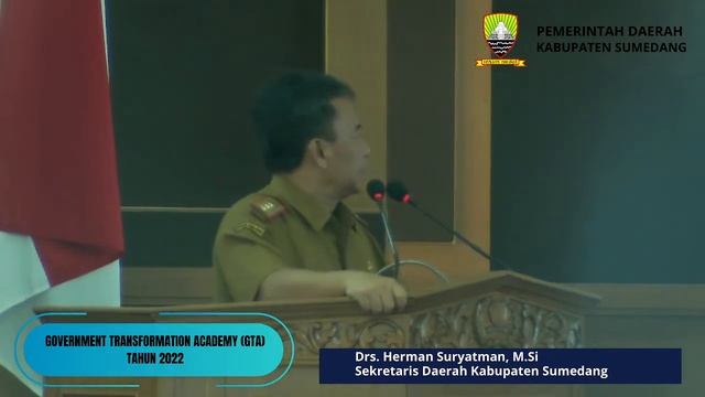 PEMBUKAAN PELATIHAN GOVERNMENT TRANSFORMATION ACADEMY (GTA) TAHUN 2022 смотреть онлайн