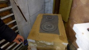 Печь Буржуйка из Кирпича для гаража Своими руками . Отопление гаража