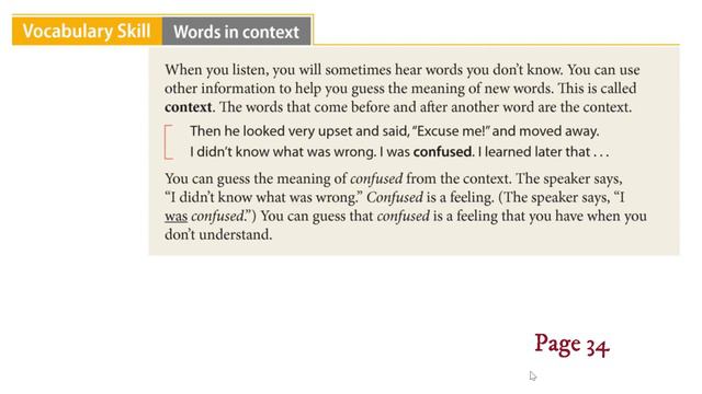 B1 Unit 2 L&S Vocabulary skill - Words in Context смотреть онлайн