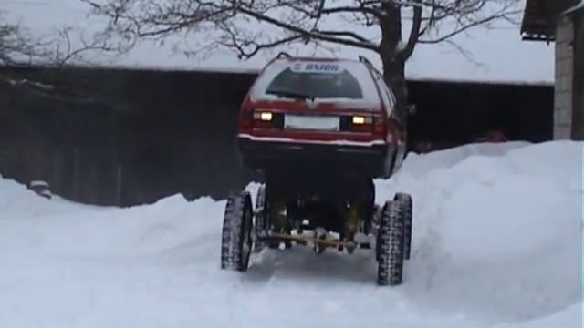 Passat 4x4 off-road winter fun смотреть онлайн