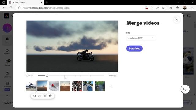 Combine Multiple Videos and Images Into One Video (FREE) | Adobe Express смотреть онлайн