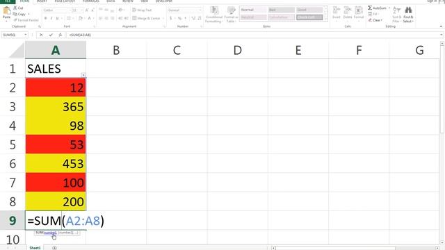 #182 HOW SUM DIFFERENT CELL COLOR VALUE IN EXCEL HINDI смотреть онлайн