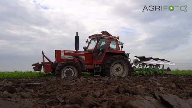 Fiatagri 160-90 DT Ploughing | *Pure Sound* | Tillage 2022