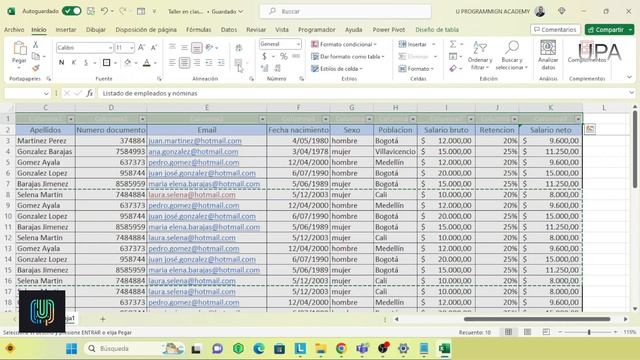 Clase 2 Excel Básico / Formatear tabla e importar a PDF. смотреть онлайн