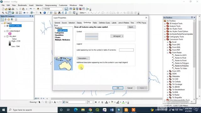 Watershed stream order map preparation from DEM data using ArcGIS Software смотреть онлайн