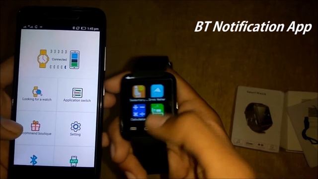 Unboxing Modoex M8 Smart Watch Quick Review(ft. Lenovo Vibe K5) смотреть онлайн