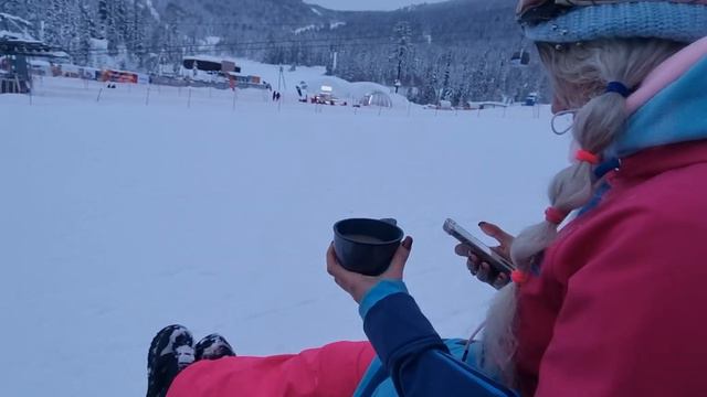 Шерегеш Сектор Е! 7 Января! На Рождество! Застрял в сугробе! смотреть онлайн