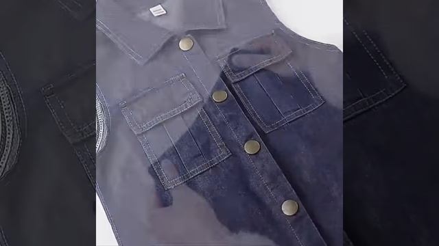 Джинсовая одежда для девочек комплект из двух предметов топ и шорты летняя детская без рукавов