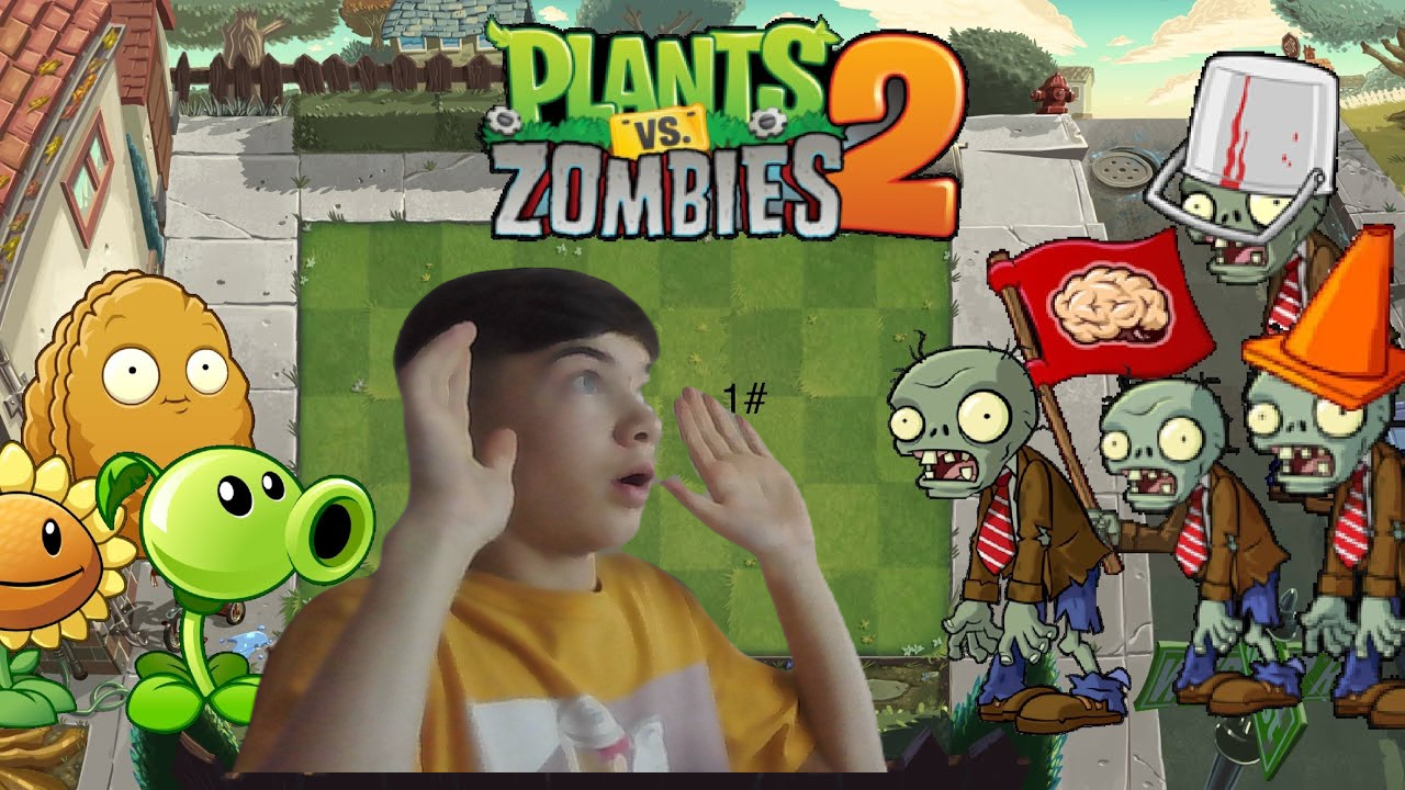 Прохождение игры Plants Vz Zombies #1