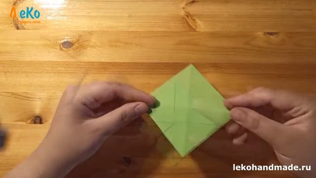 Лягушки - попрыгушки из бумаги. Оригами для детей. смотреть онлайн