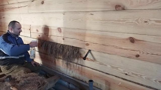 Конопатка паклей