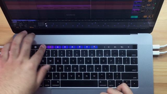 Making Music Using The Touch Bar On A MacBook Pro