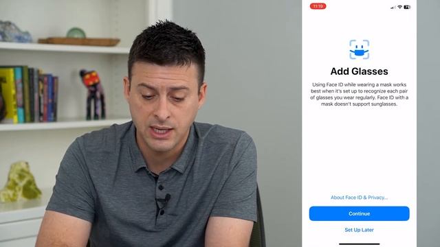 How To Add Glasses To Face ID