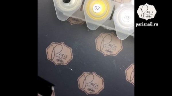 Пигменты от Юлии Билей Органза и Атлас Paris Nail