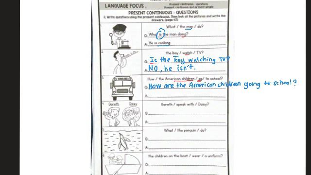 Present Continuous Questions Year 5 Page 47.mp4 смотреть онлайн