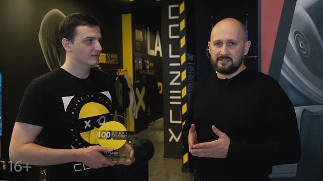 Открытие 100 кибер арены COLIZEUM ТРЦ Город в Москве 16+