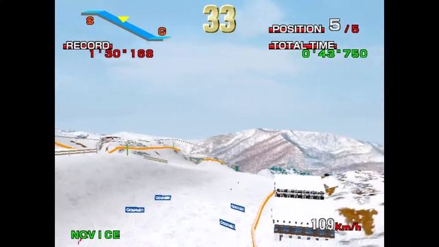 Game of the day 2162 Alpine Racer (アルパイン・レーサー) Namco 1994 смотреть онлайн