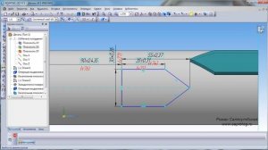 КОМПАС-3D. Создаем элементы на цилиндрической поверхности | Роман Саляхутдинов