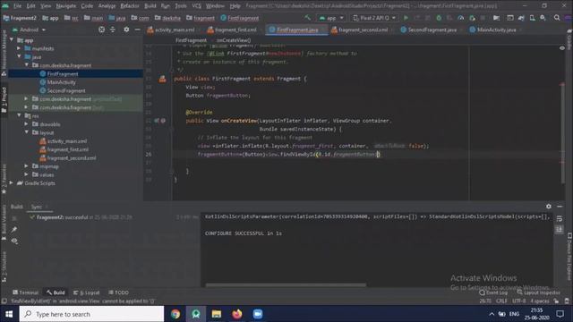 Fragments in Android - 2020 | Android Tutorial - Quick/Easy | Tutorial | Java смотреть онлайн