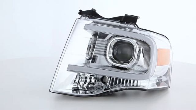 DNA Motoring 07-14 Ford Expedition Chrome Amber Headlights смотреть онлайн