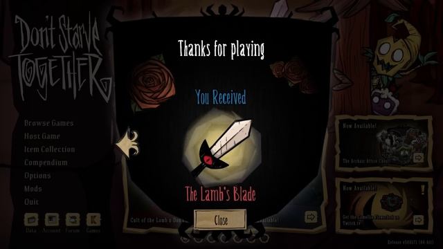 NEW OFFICIAL Cult of The Lamb/DST Crossover Update! - Don't Starve Together Guide смотреть онлайн