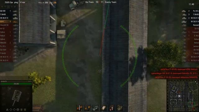 WOT: Ensk - SU-8 - 4 frags смотреть онлайн