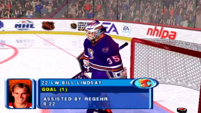 NHL 2001 Gameplay Calgary Flames vs Edmonton Oilers смотреть онлайн