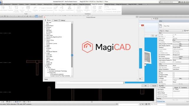 MagiCAD for REVİT Create Damper смотреть онлайн