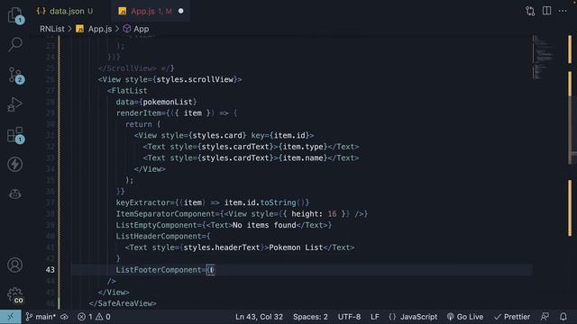 React Native Tutorial - 55 - List Header and Footer смотреть онлайн