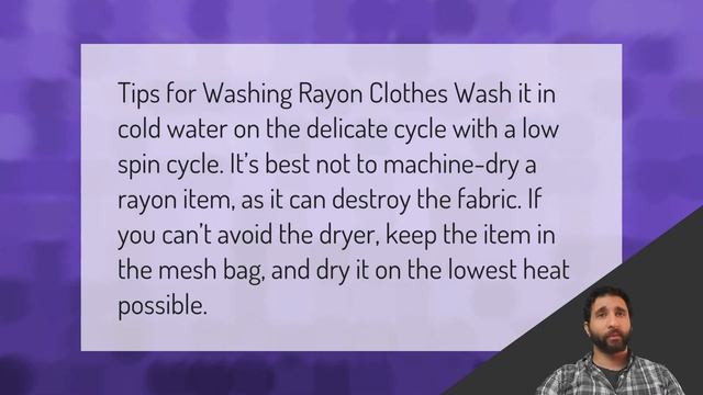 How do you wash 100% rayon without shrinking it? смотреть онлайн