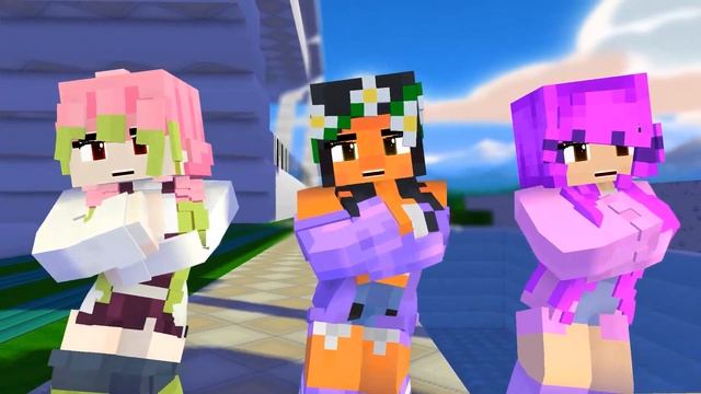 COUPLE DANCE APHMAU FRIENDS POI POI |  NICO, MIA, CASH, ZOEY - MINECRAFT ANIMATION #shorts