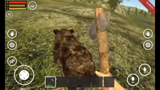 Выживание в Survival Simulator - злой кабан и костёрчик - #1 смотреть онлайн