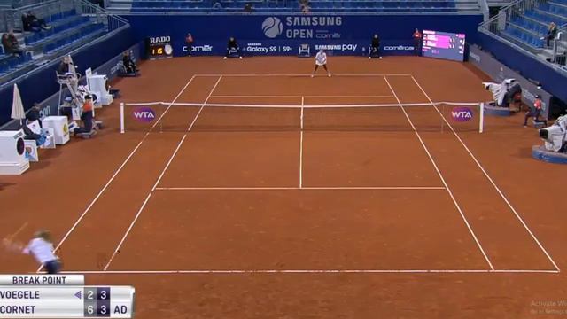 Alize Cornet vs Stefanie Voegele Highlights LUGANO 2018 смотреть онлайн