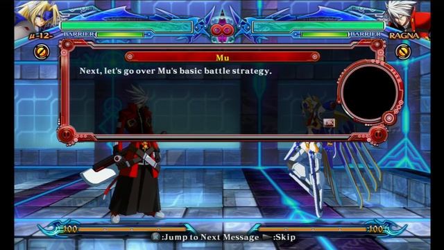 BlazBlue ChronoPhantasma: Tutorial Strategies (Mu-12) смотреть онлайн