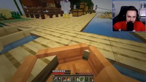 ПРИРУЧИЛИ КРАБА НА ОДНОМ БЛОКЕ В ОКЕАНЕ МАЙНКРАФТ!