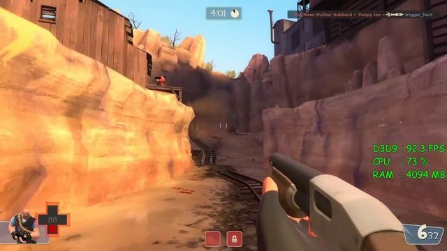 GeForce GTX 1060 -- Intel Celeron G3900 -- Team Fortress 2 FPS Test смотреть онлайн