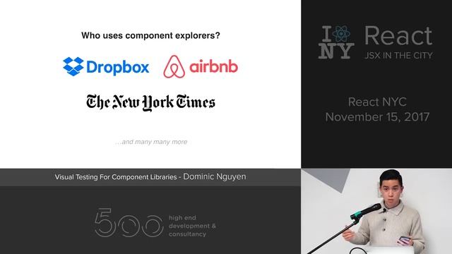 Visual Testing For Component Libraries - Dominic Nguyen @ ReactNYC смотреть онлайн