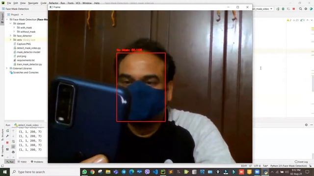 Mask and No Mask Detection using Tensorflow, Keras and OpenCV смотреть онлайн