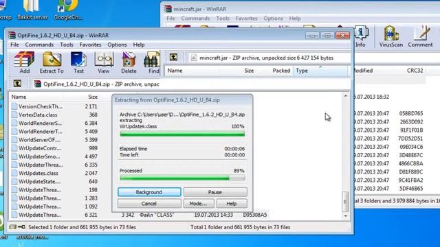 как установить оптифайн на майнкрафт 1.6.2 смотреть онлайн