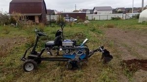 Мотоблок Нева с адаптером МТ-1