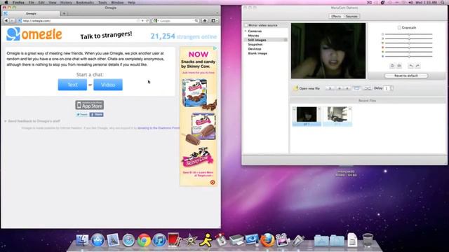 How to use a .gif as Your Camera on Omegle/Chatroulette/Stickam (Mac) смотреть онлайн